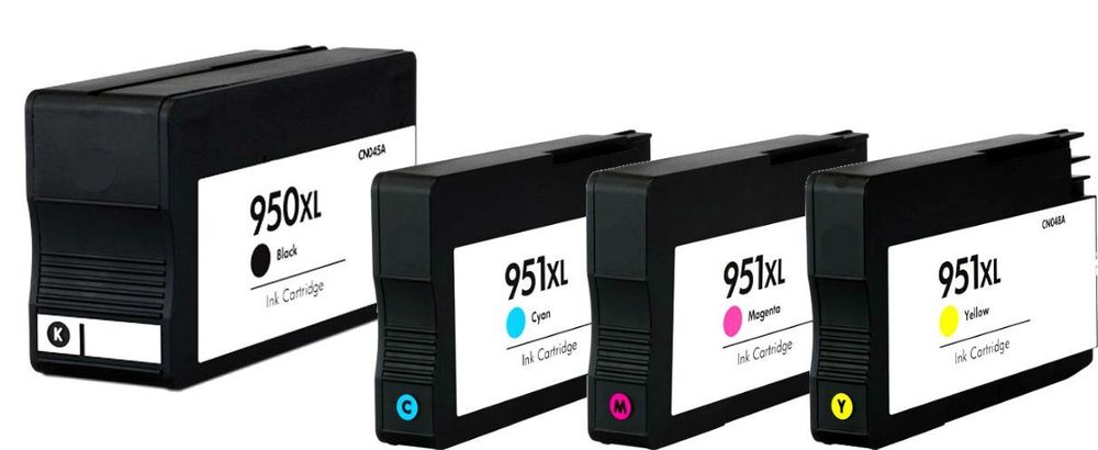 Hộp mực sử dụng cho Máy in HP Officejet Pro 276dw : HP 950XL BK - 951XL C/M/Y