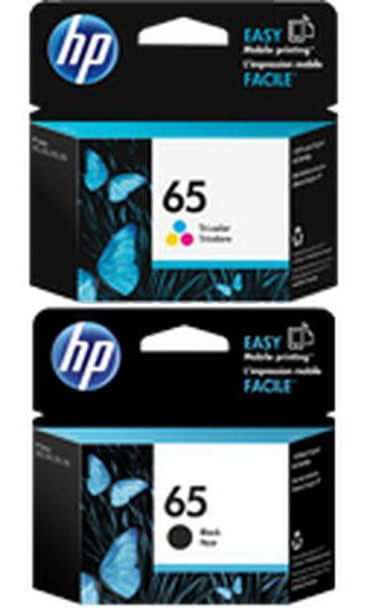 Mực in HP Black, HP 65 Color