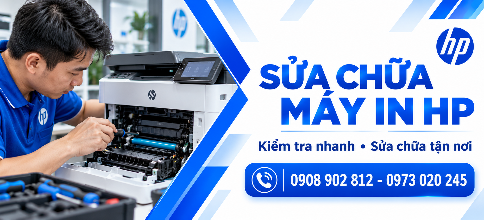 sua chua may in hp